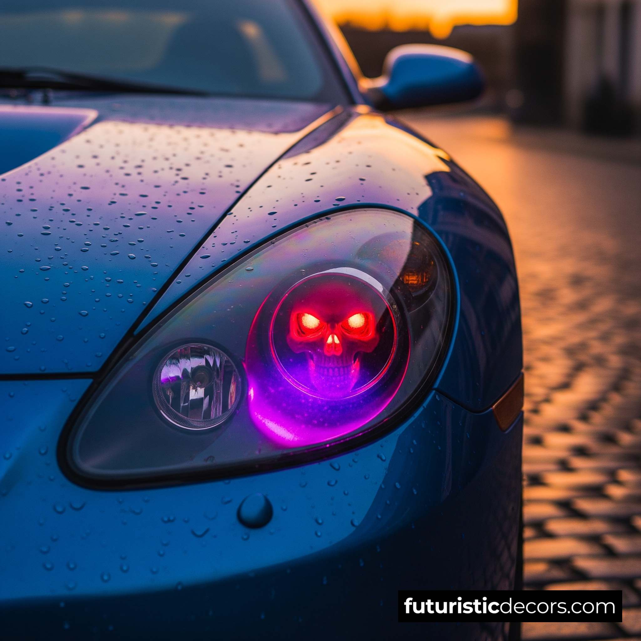 Fierce Skull Car Headlight