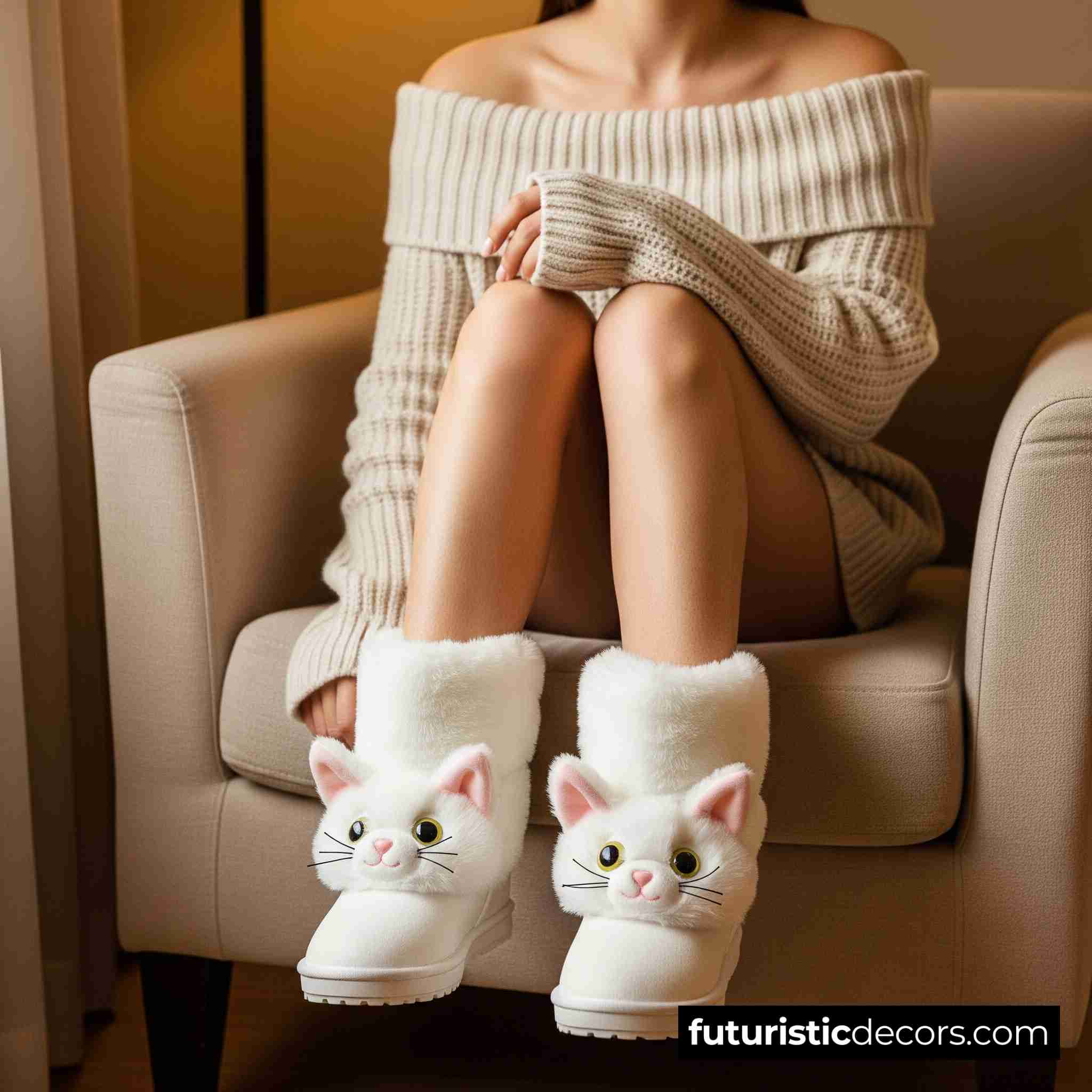 Fluffy Cat Boots
