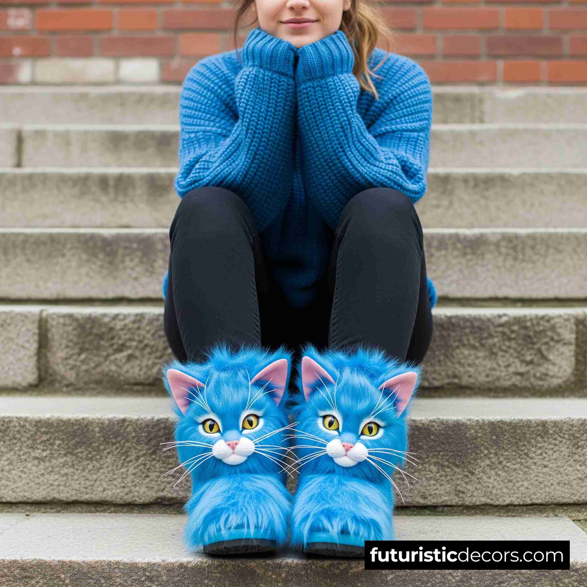 Fluffy Cat Boots