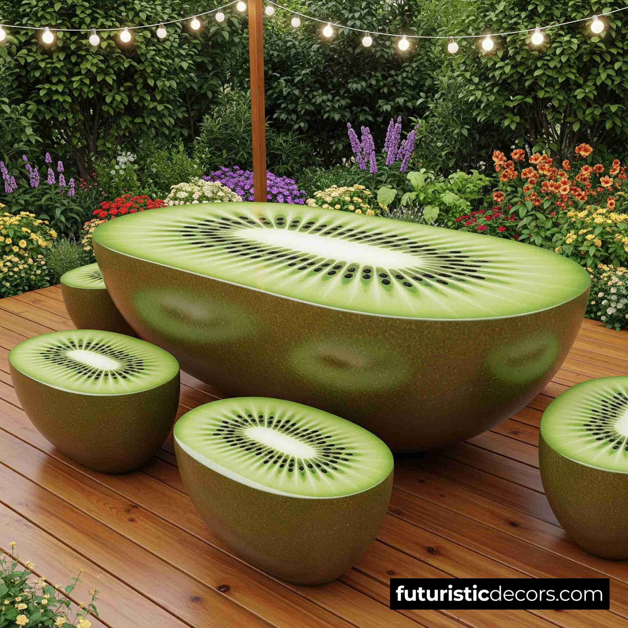 Fruit Shaped Picnic Tables
