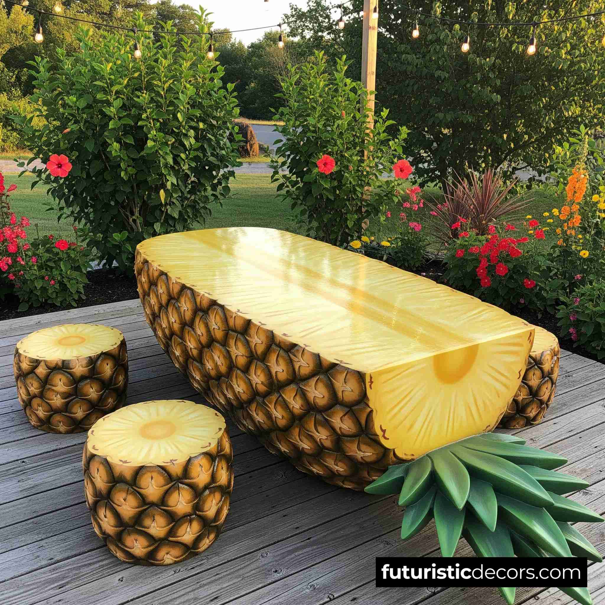 Fruit Shaped Picnic Tables