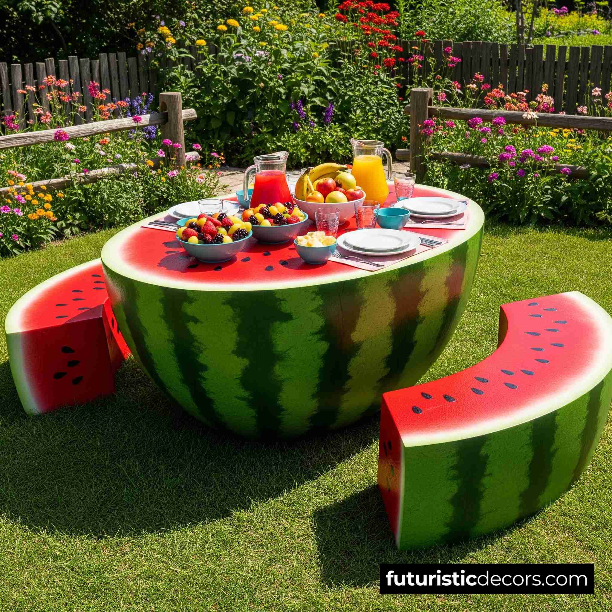 Fruit-shaped Picnic Table