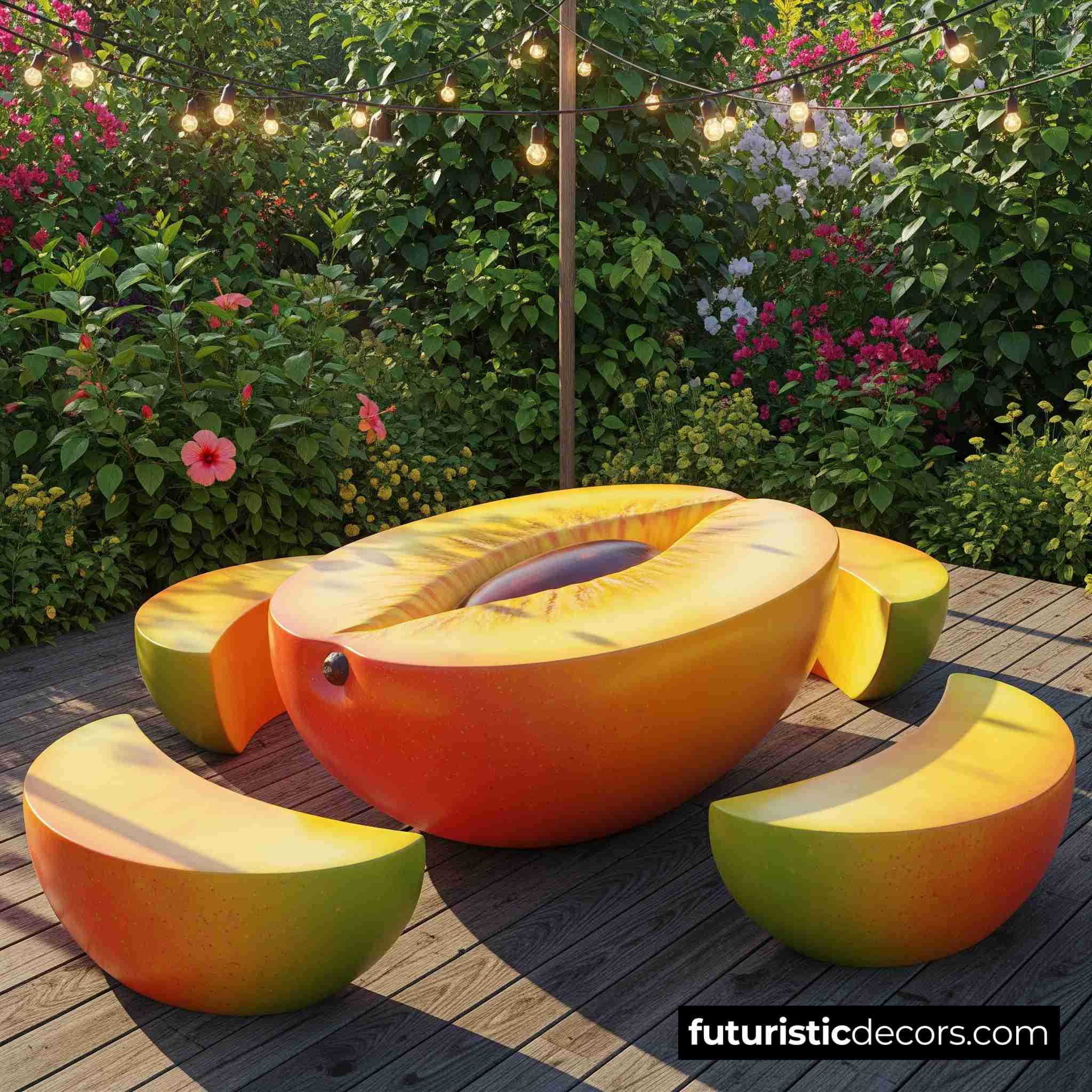 Fruit-shaped Picnic Table