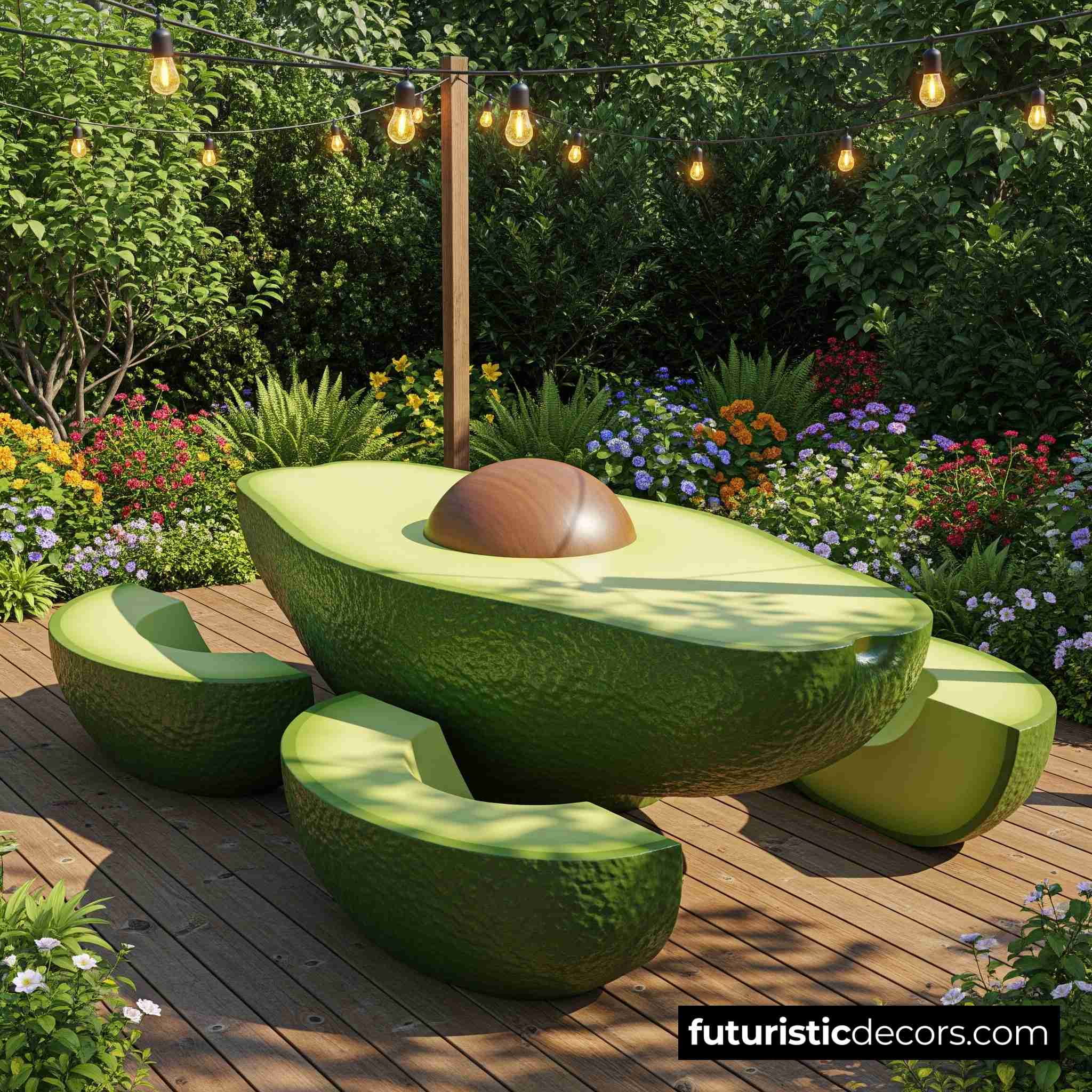 Fruit-shaped Picnic Table