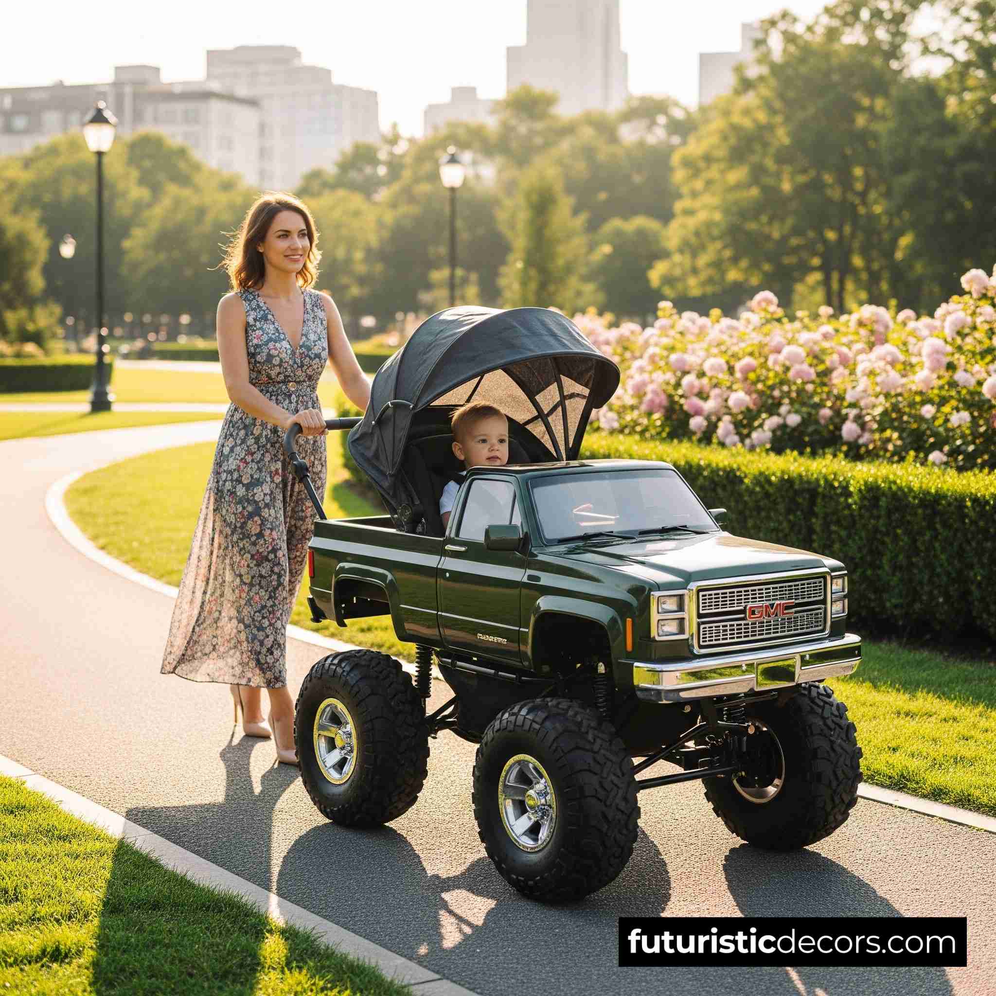 GMC Pickup Truck Baby Stroller