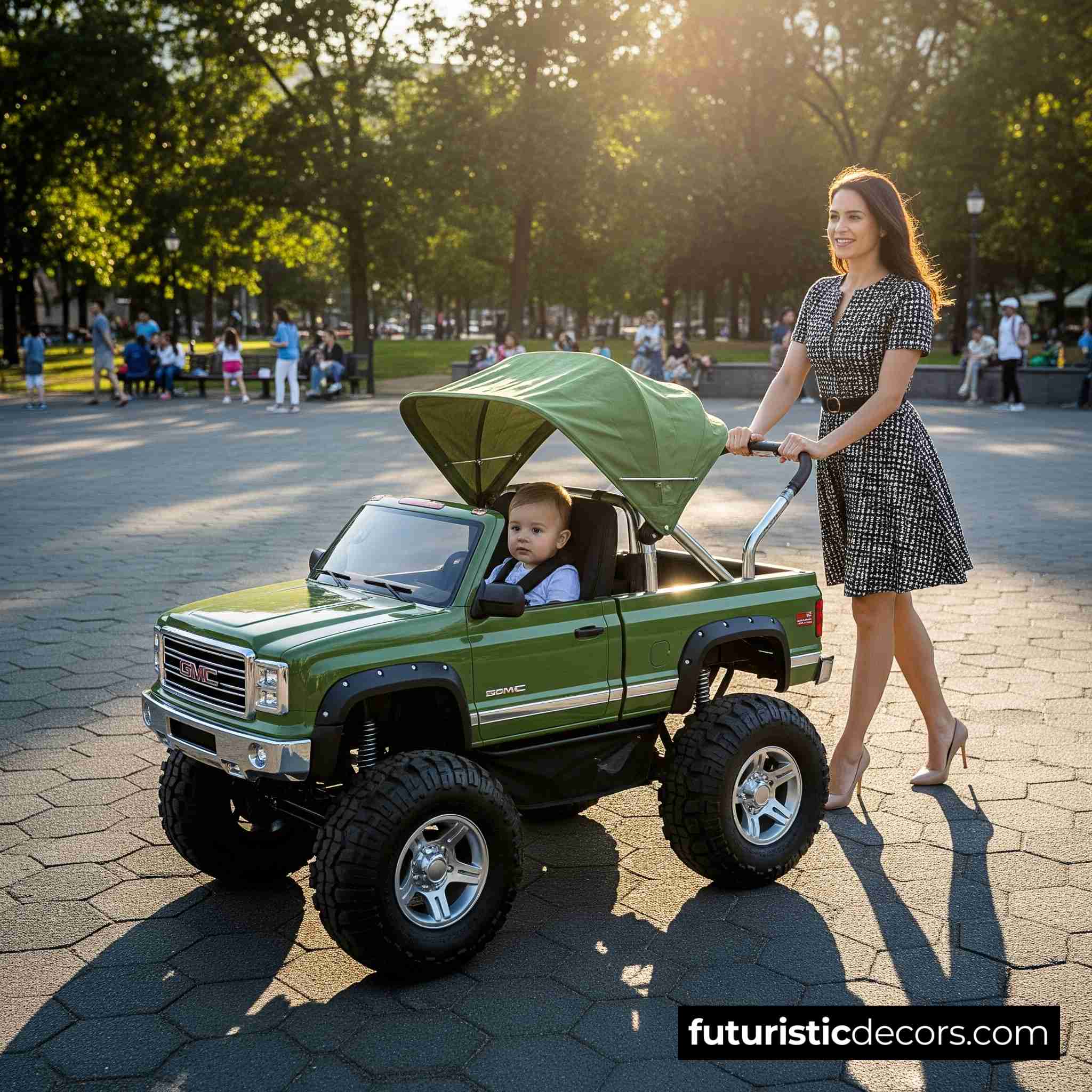 GMC Pickup Truck Baby Stroller