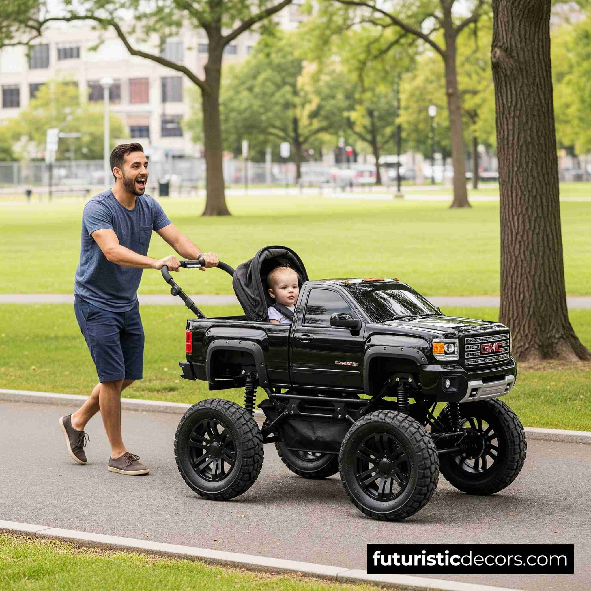 GMC Pickup Truck Baby Stroller