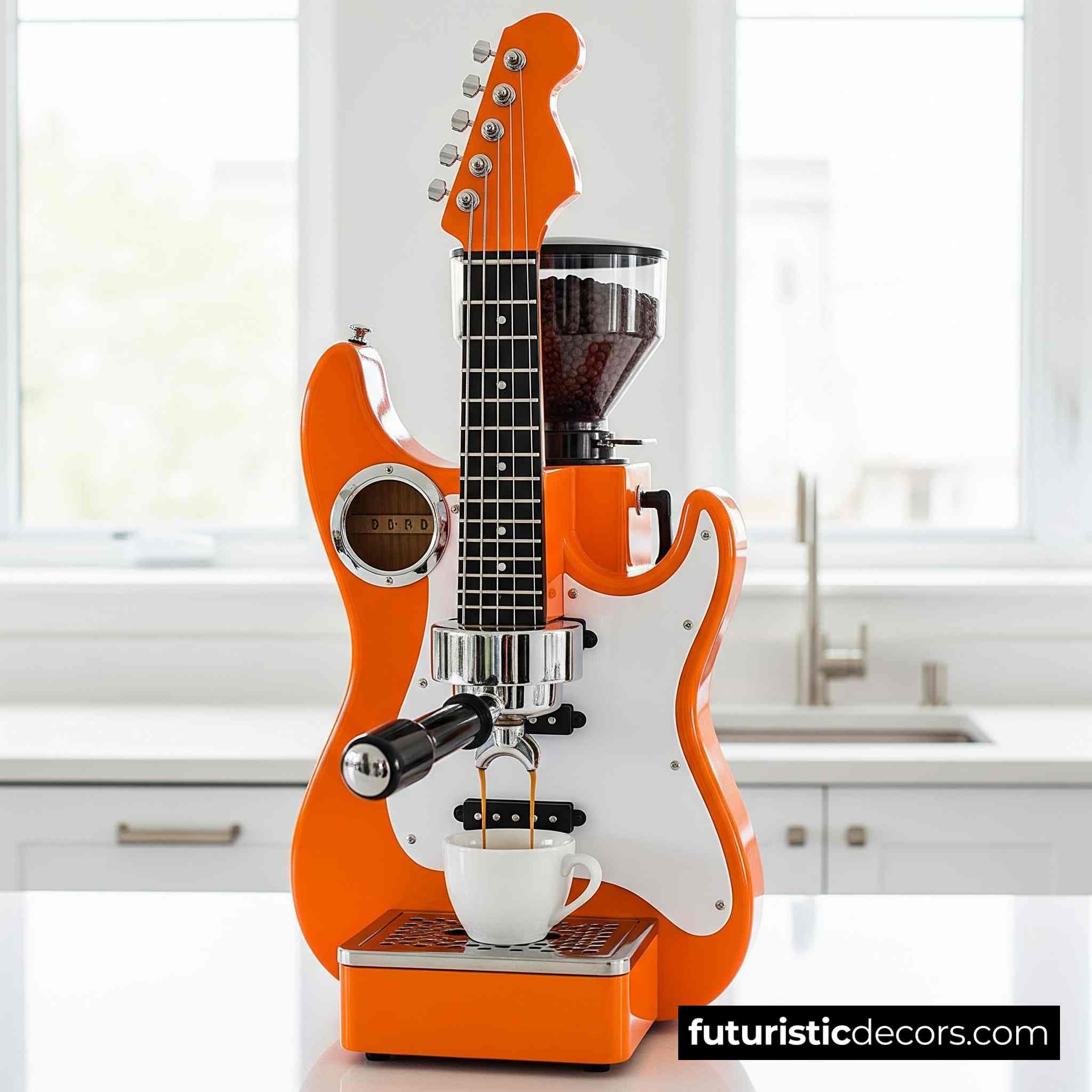 Guitar Coffee Machine