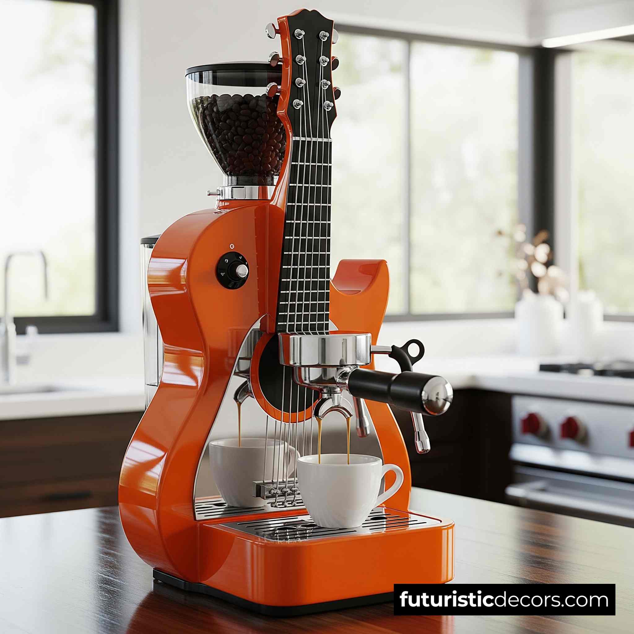 Guitar Coffee Machine