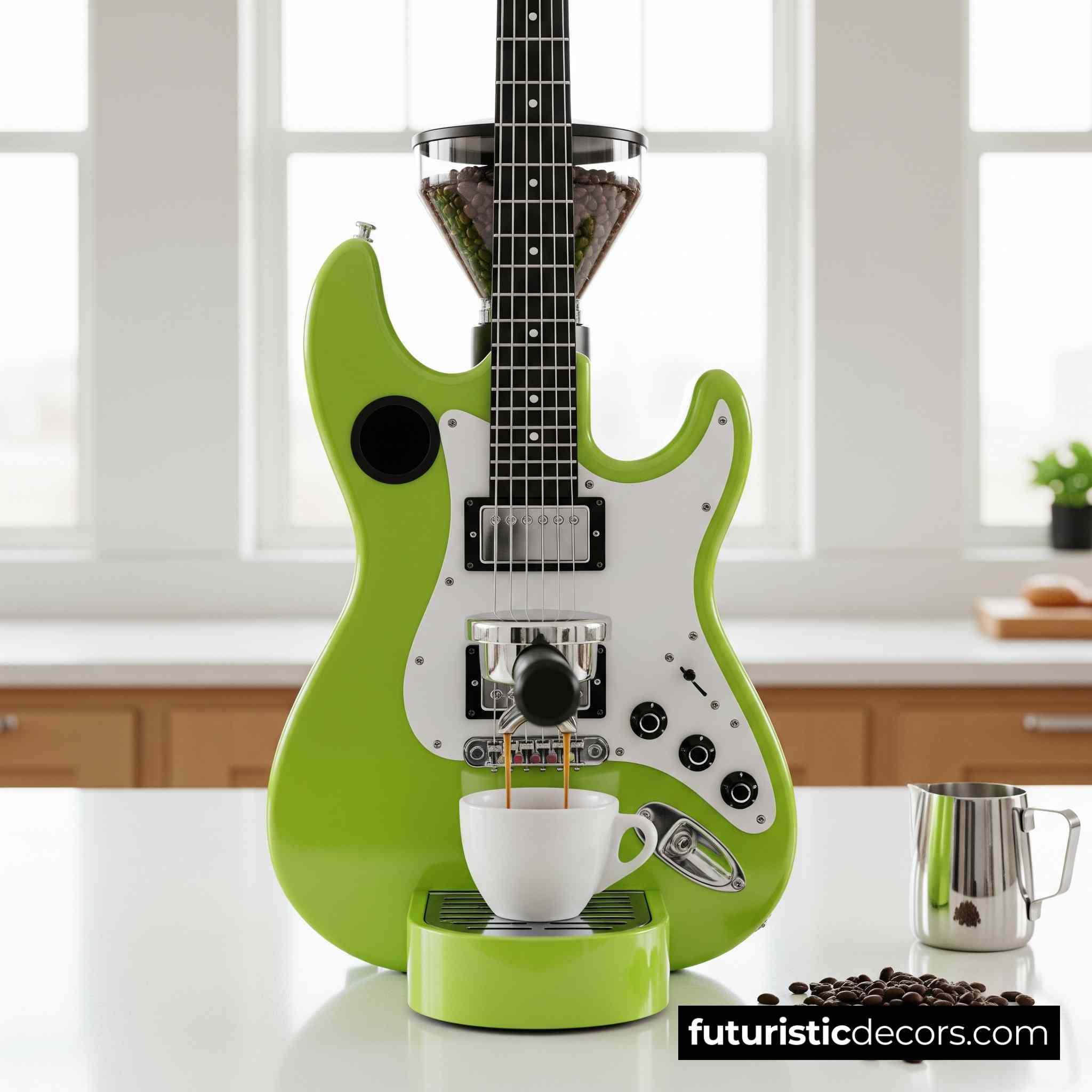 Guitar Coffee Machine