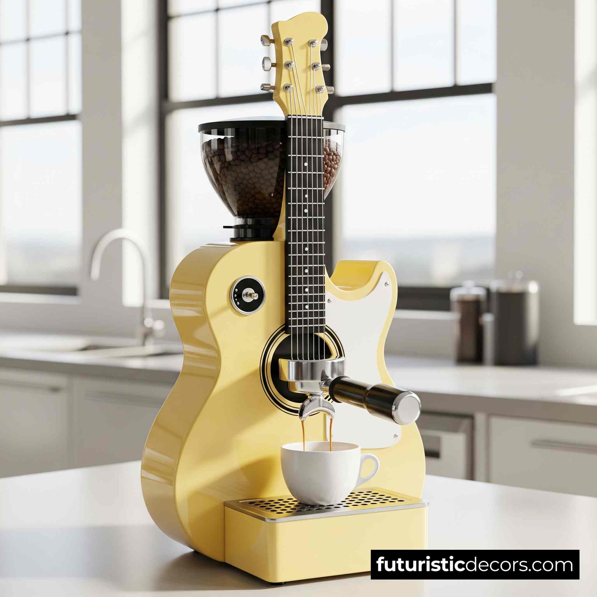 Guitar Coffee Machine