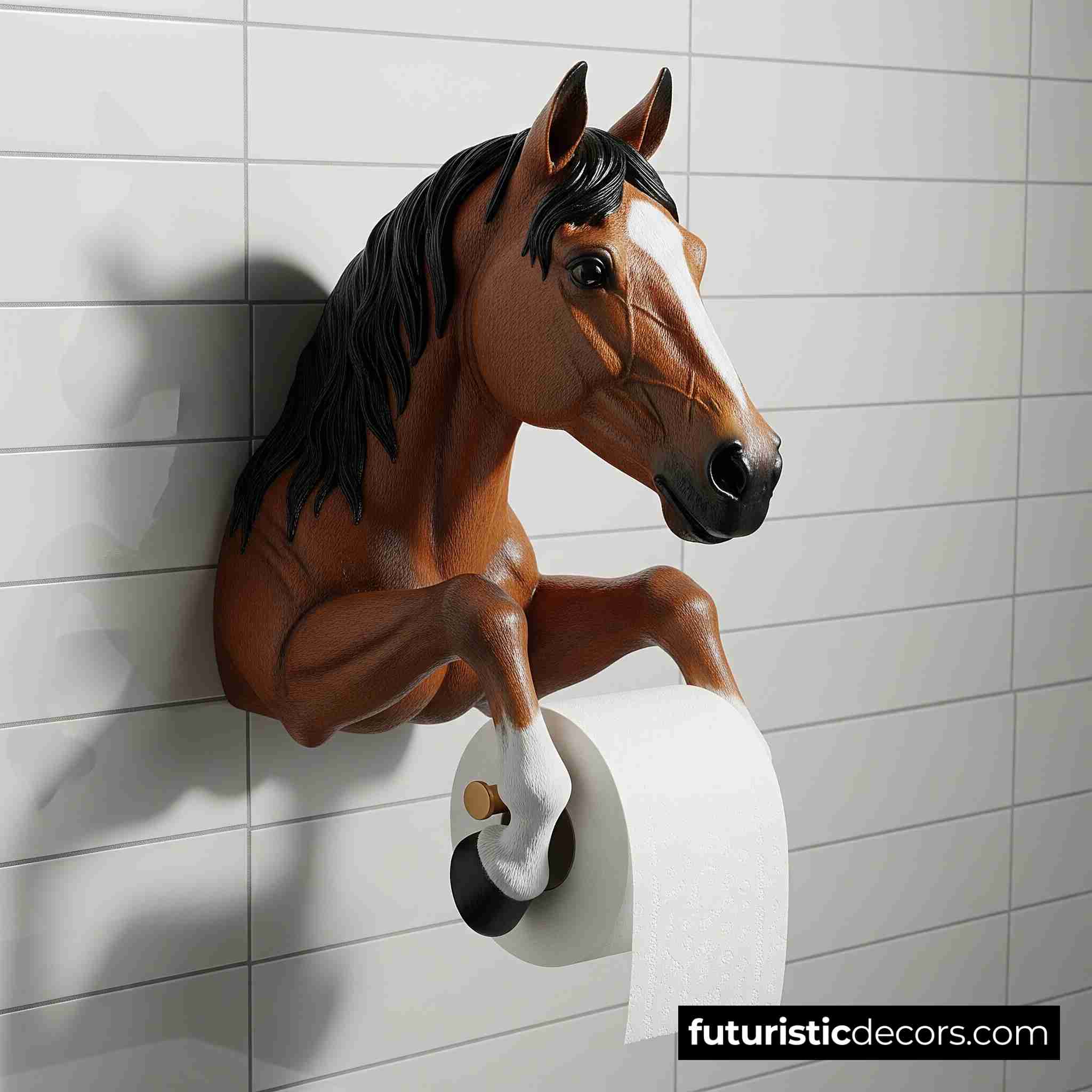 Horse-shaped Toilet Paper Holder