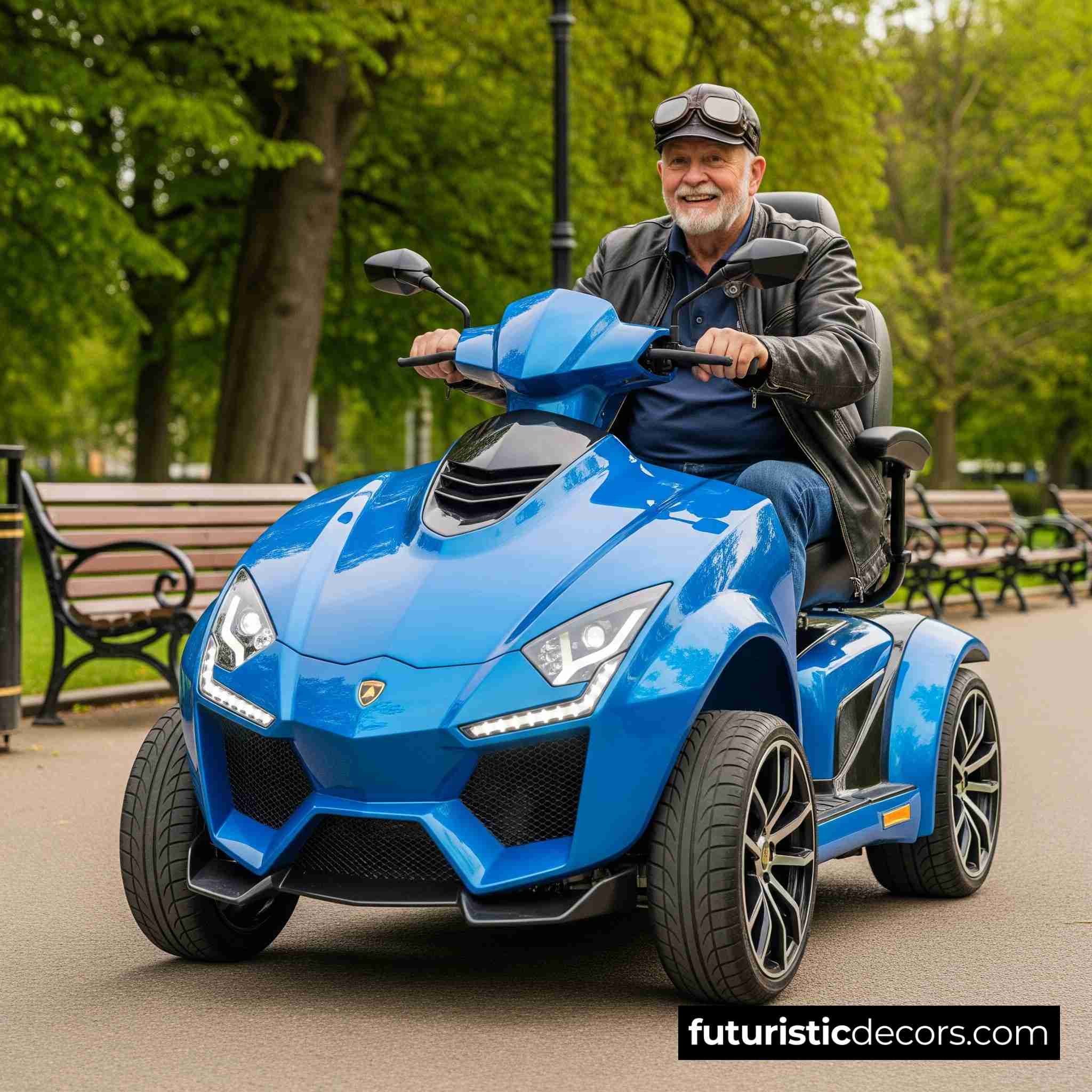 Lamborghini-shaped Mobility Scooter
