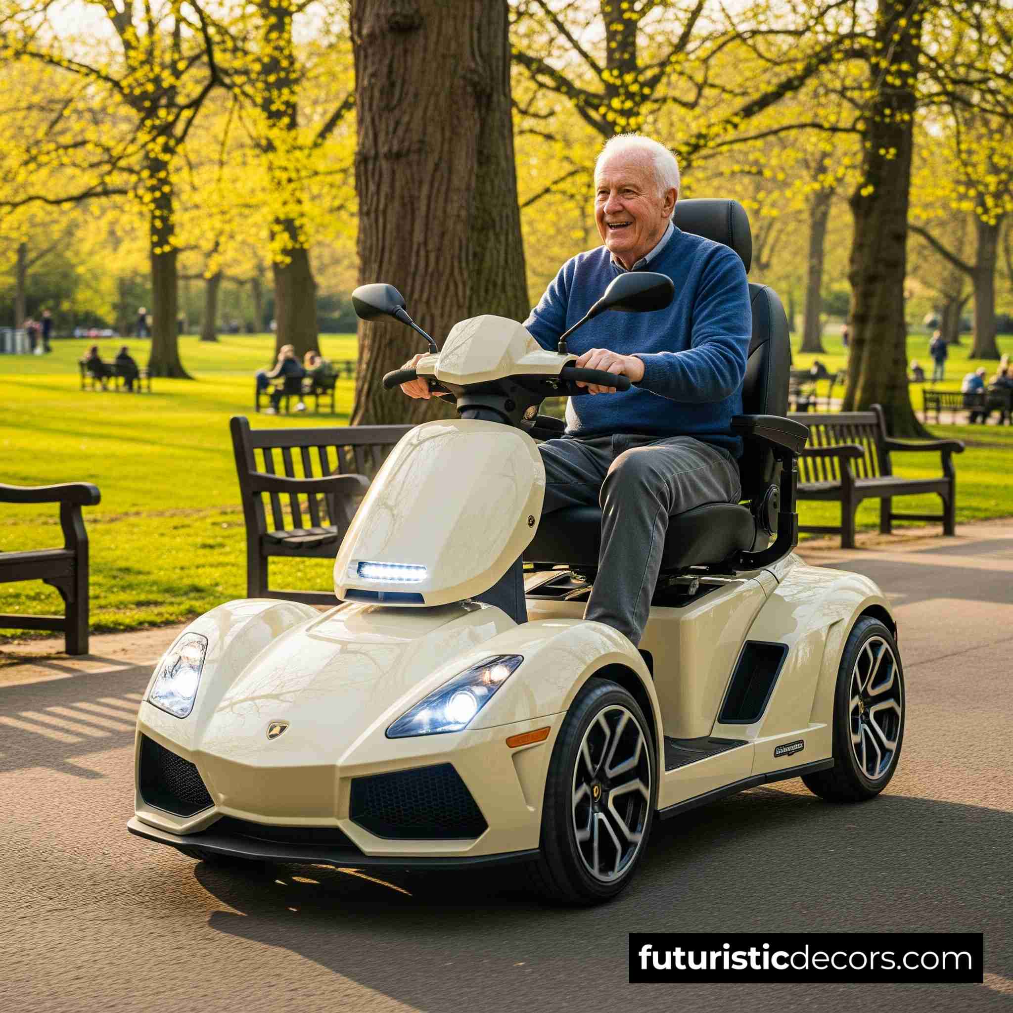 Lamborghini-shaped Mobility Scooter