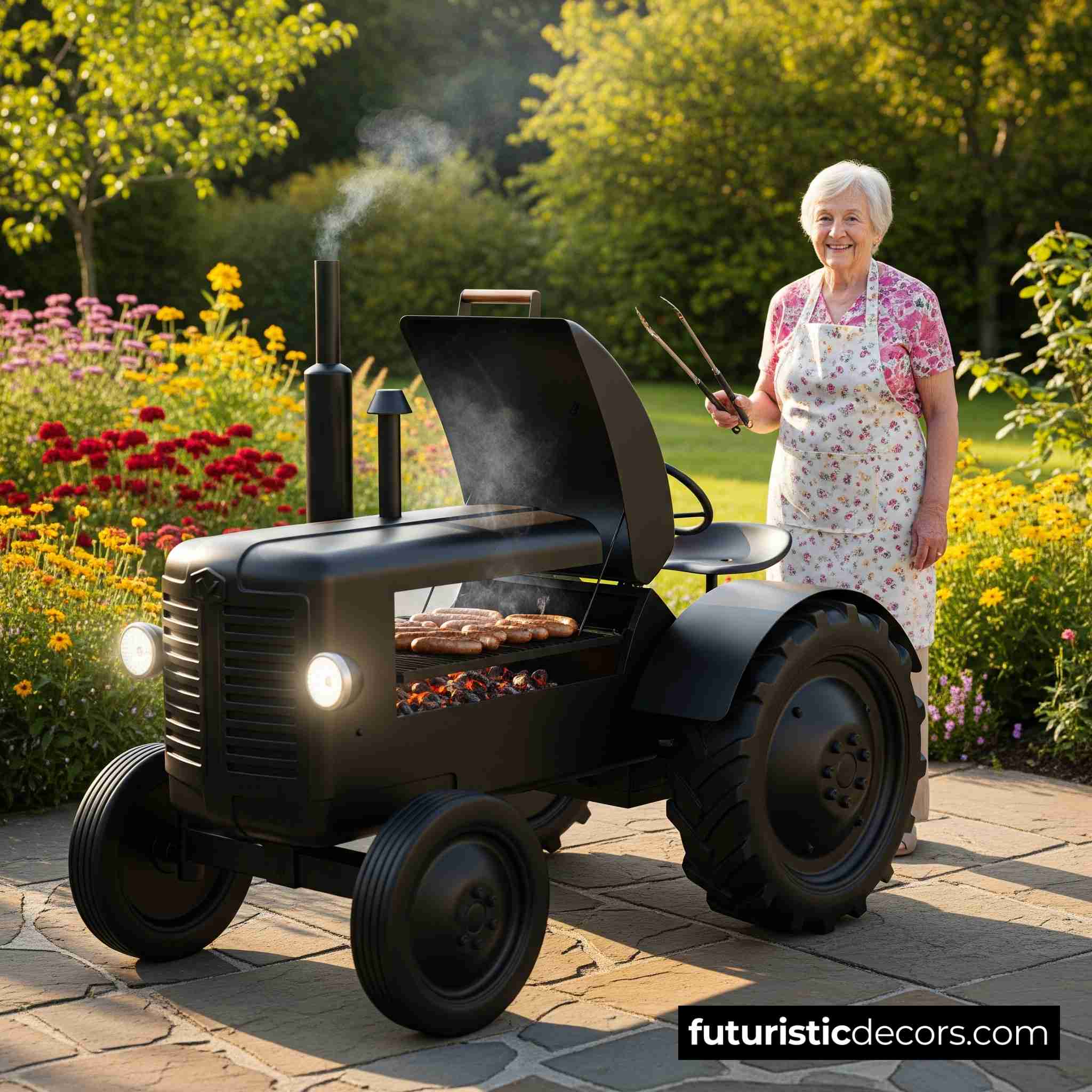Tractor BBQ Grill