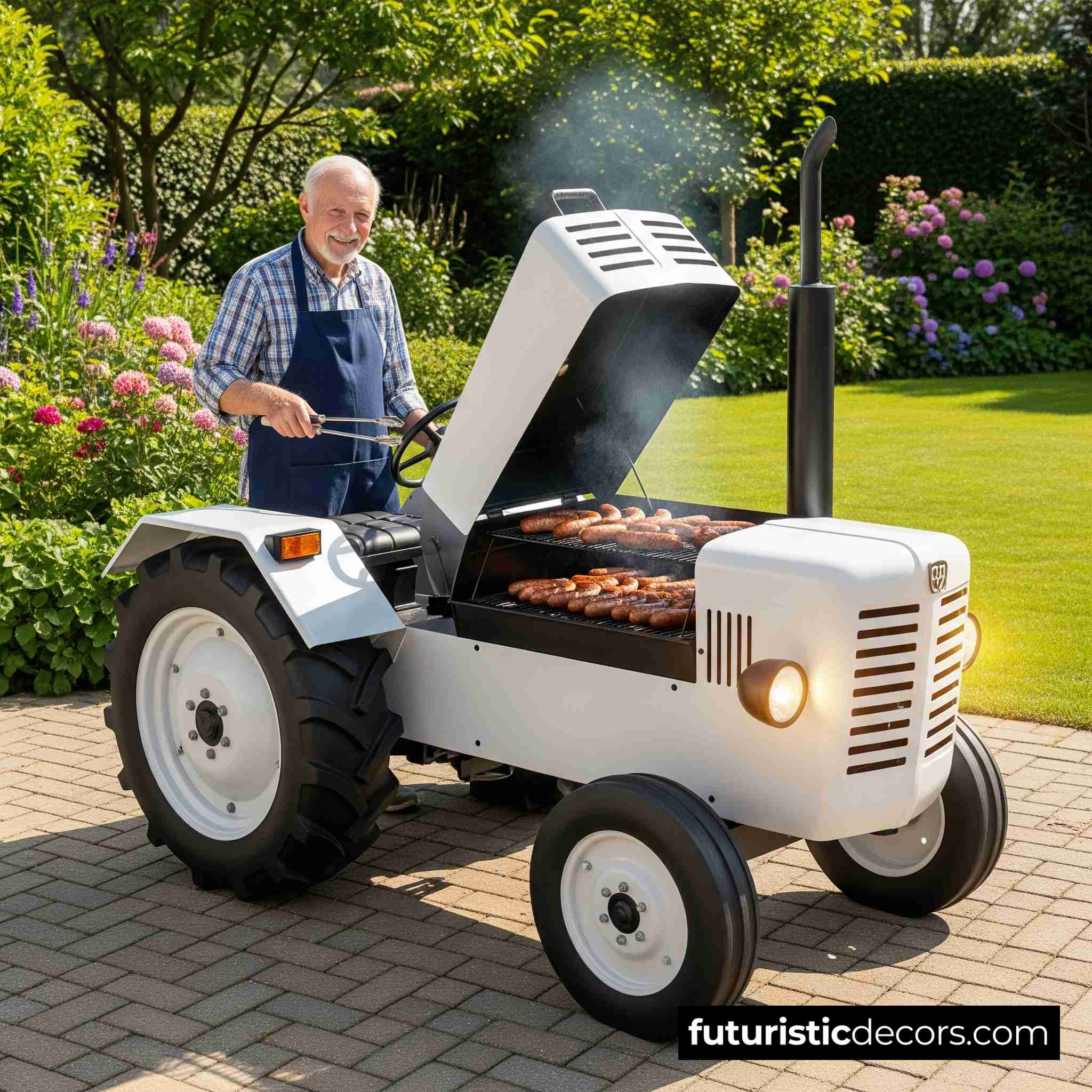 Tractor BBQ Grill