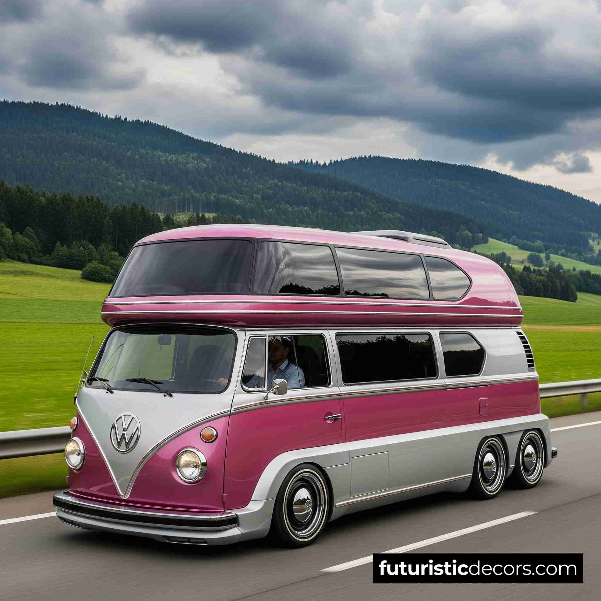 VW Bus inspired Futuristic RV