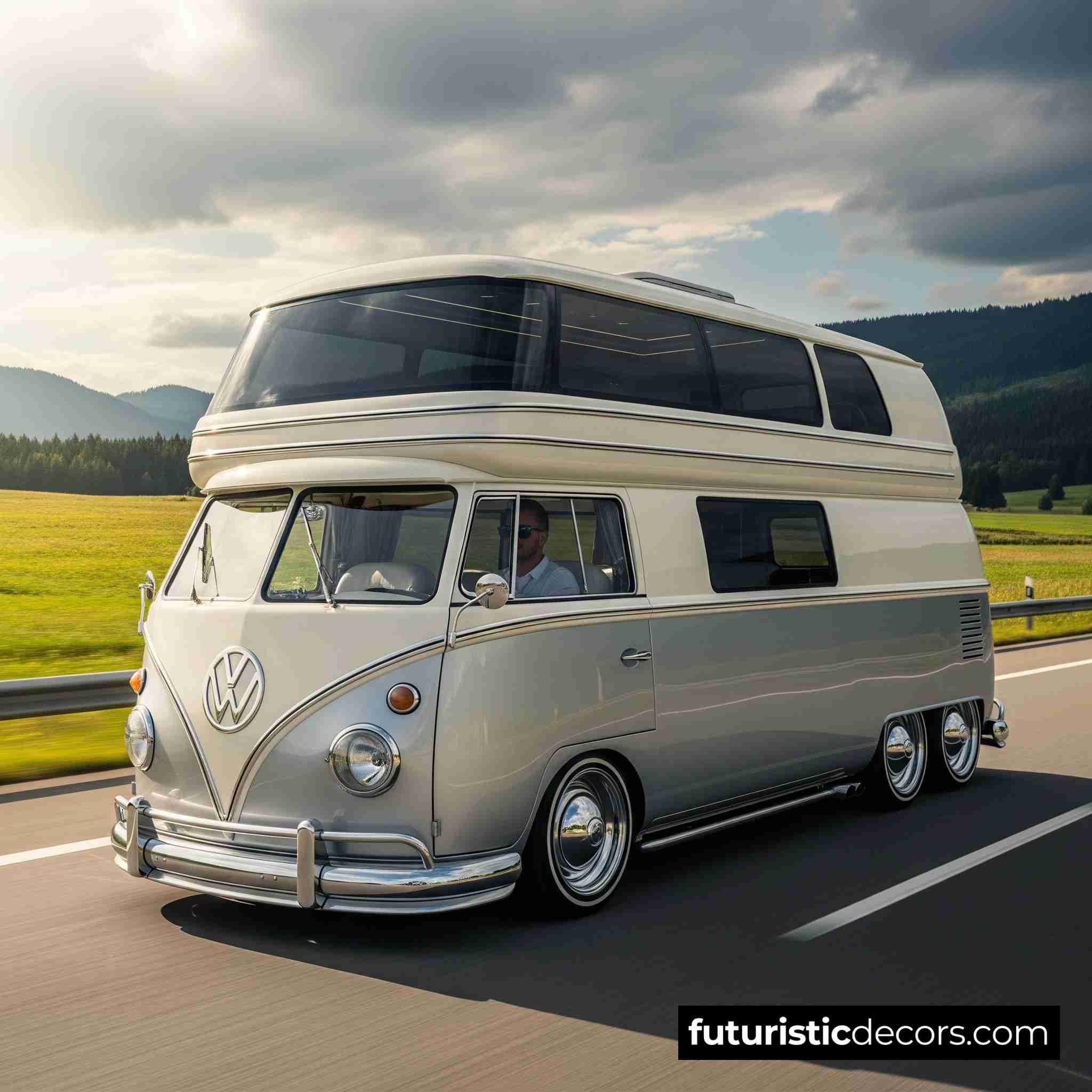 VW Bus inspired Futuristic RV