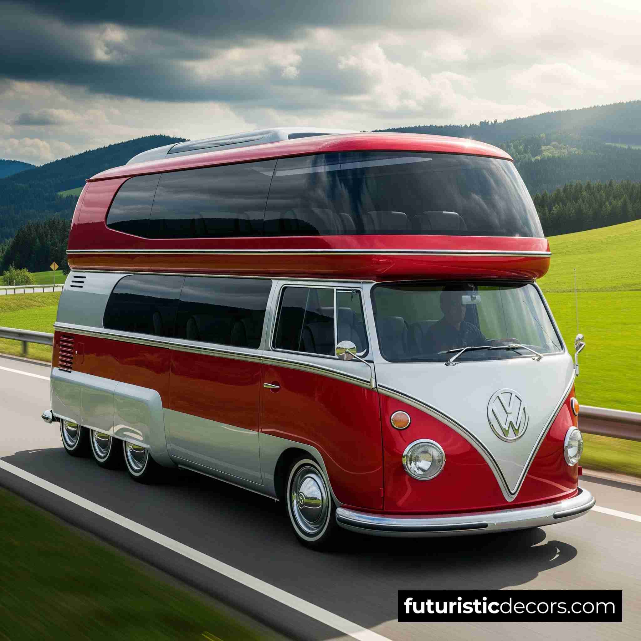 VW Bus inspired Futuristic RV