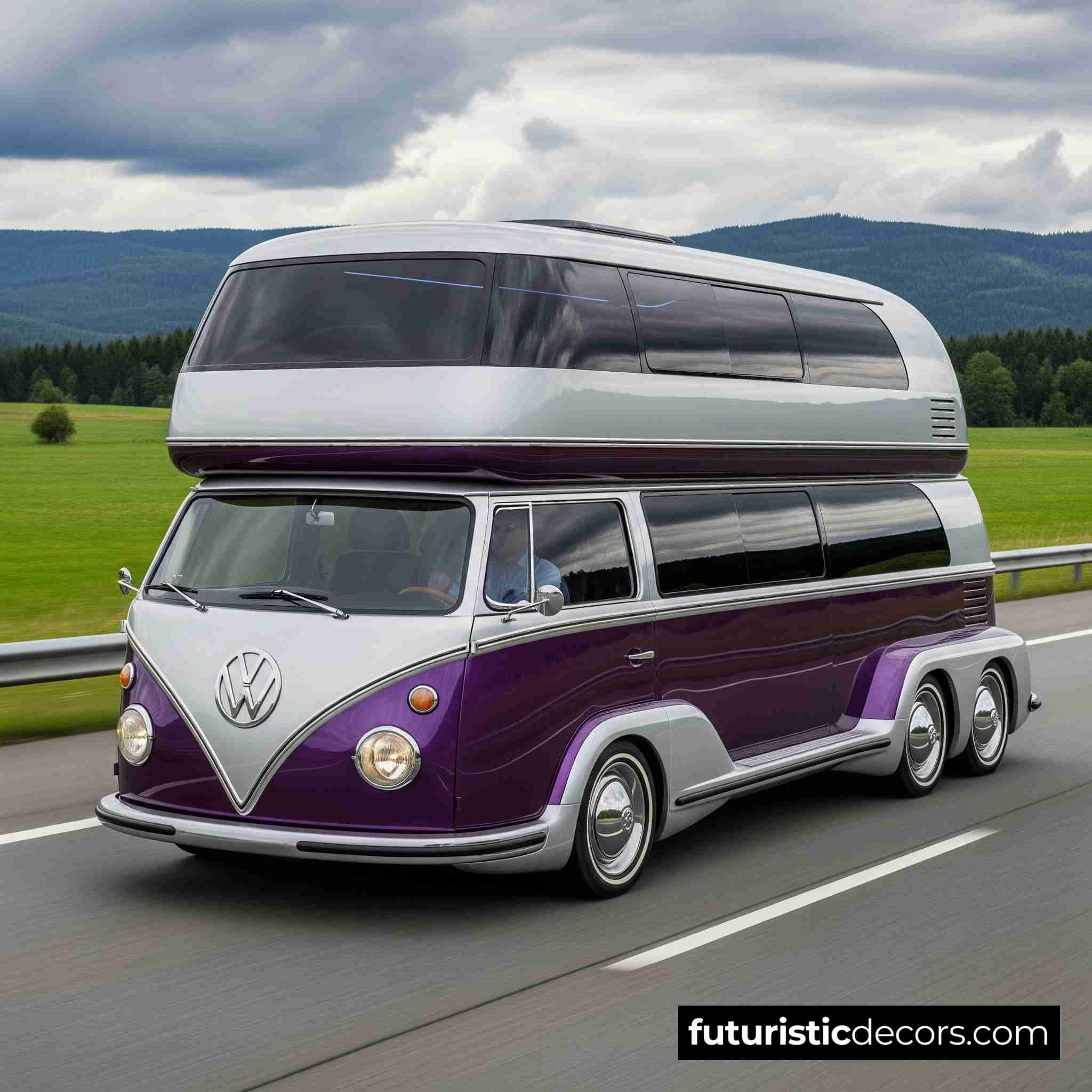 VW Bus inspired Futuristic RV