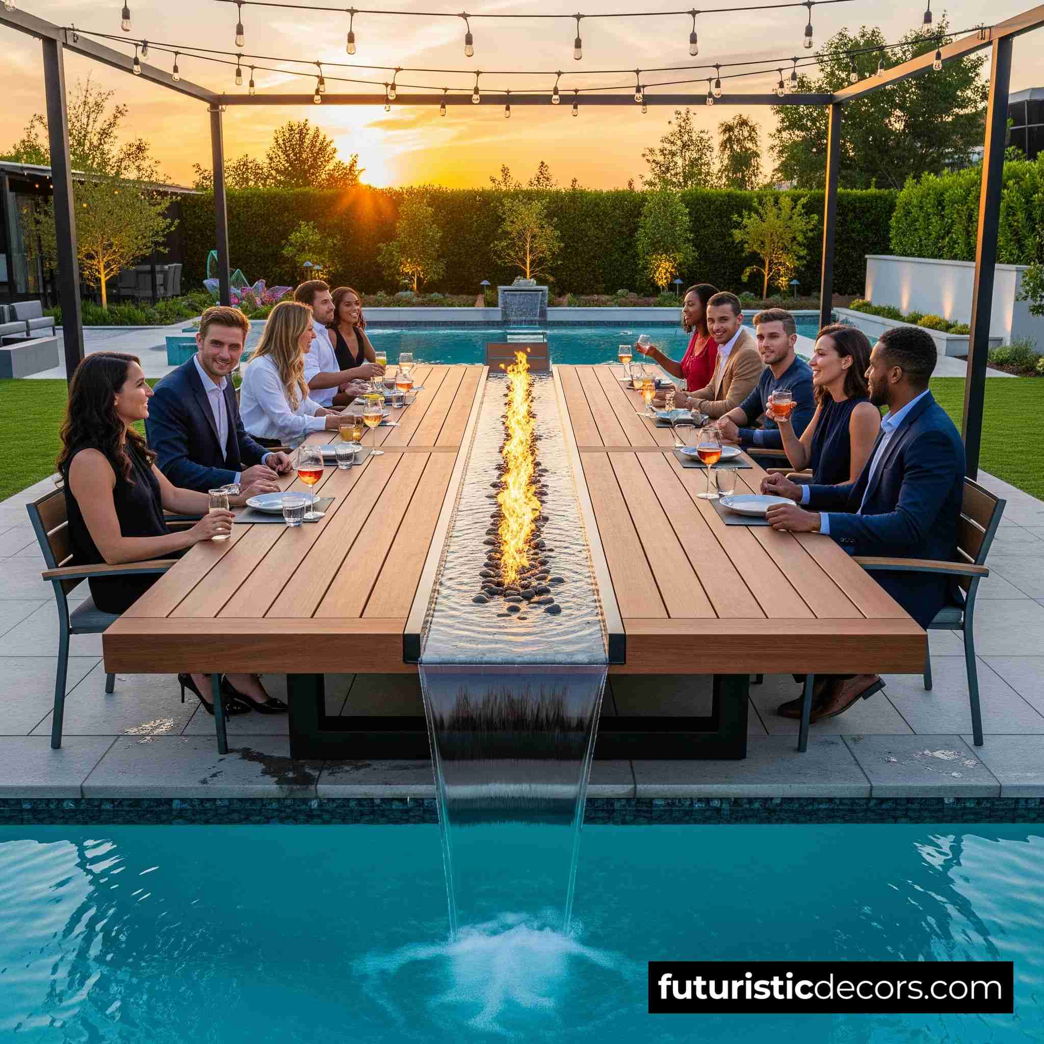 Waterfall Patio Tables