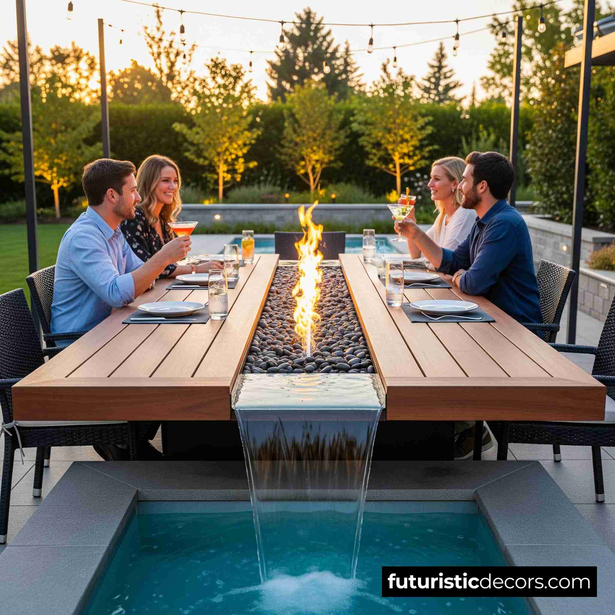 Waterfall Patio Tables