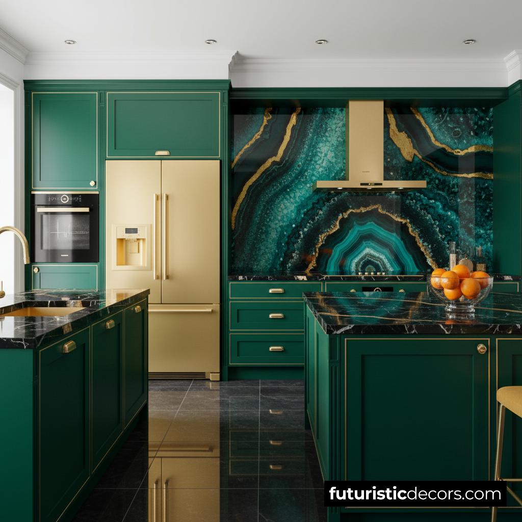 Geode Backsplash