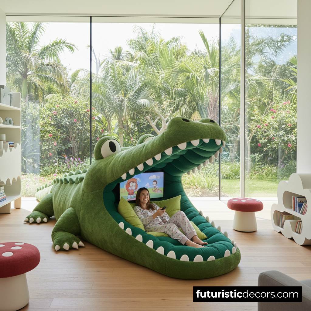 Giant Animal Lounger Pods