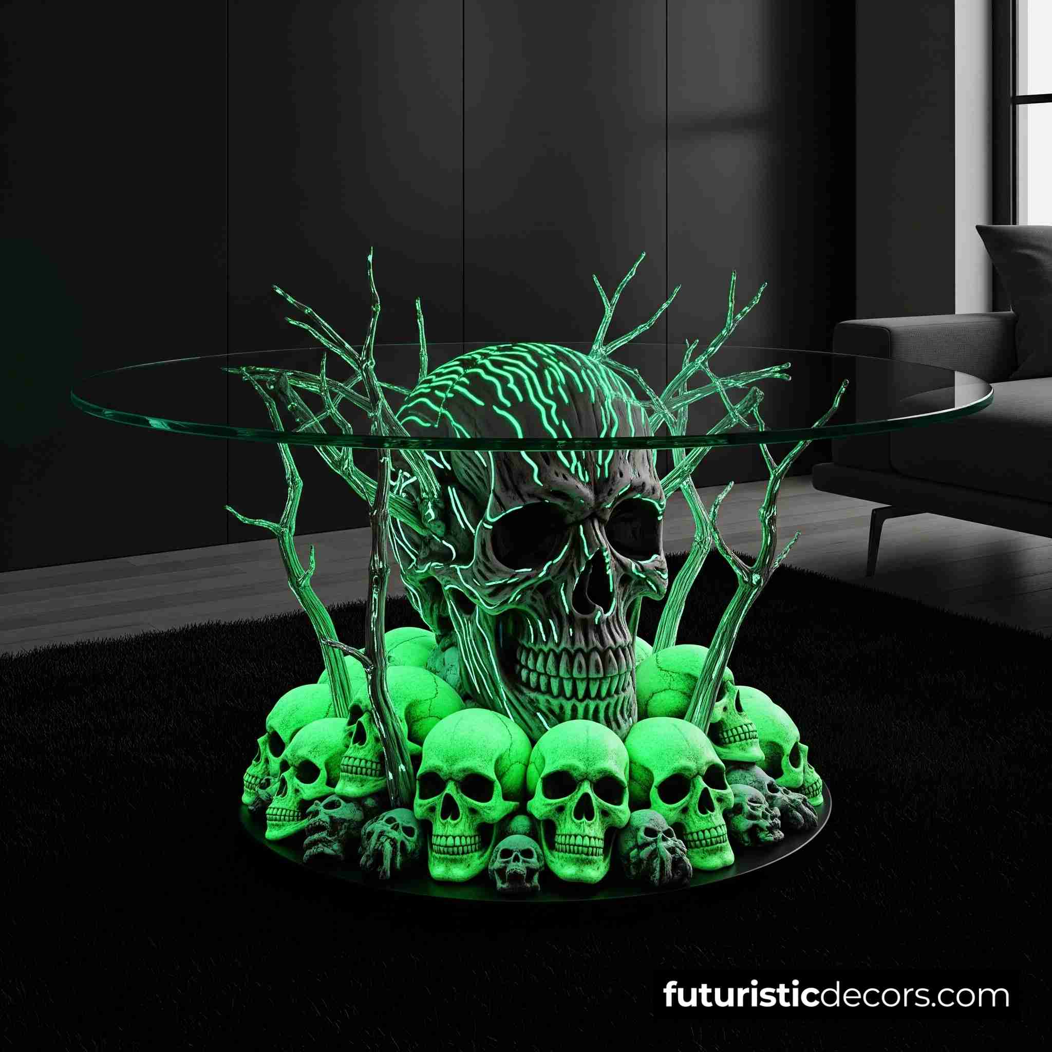 Glowing Skull Coffee Tables