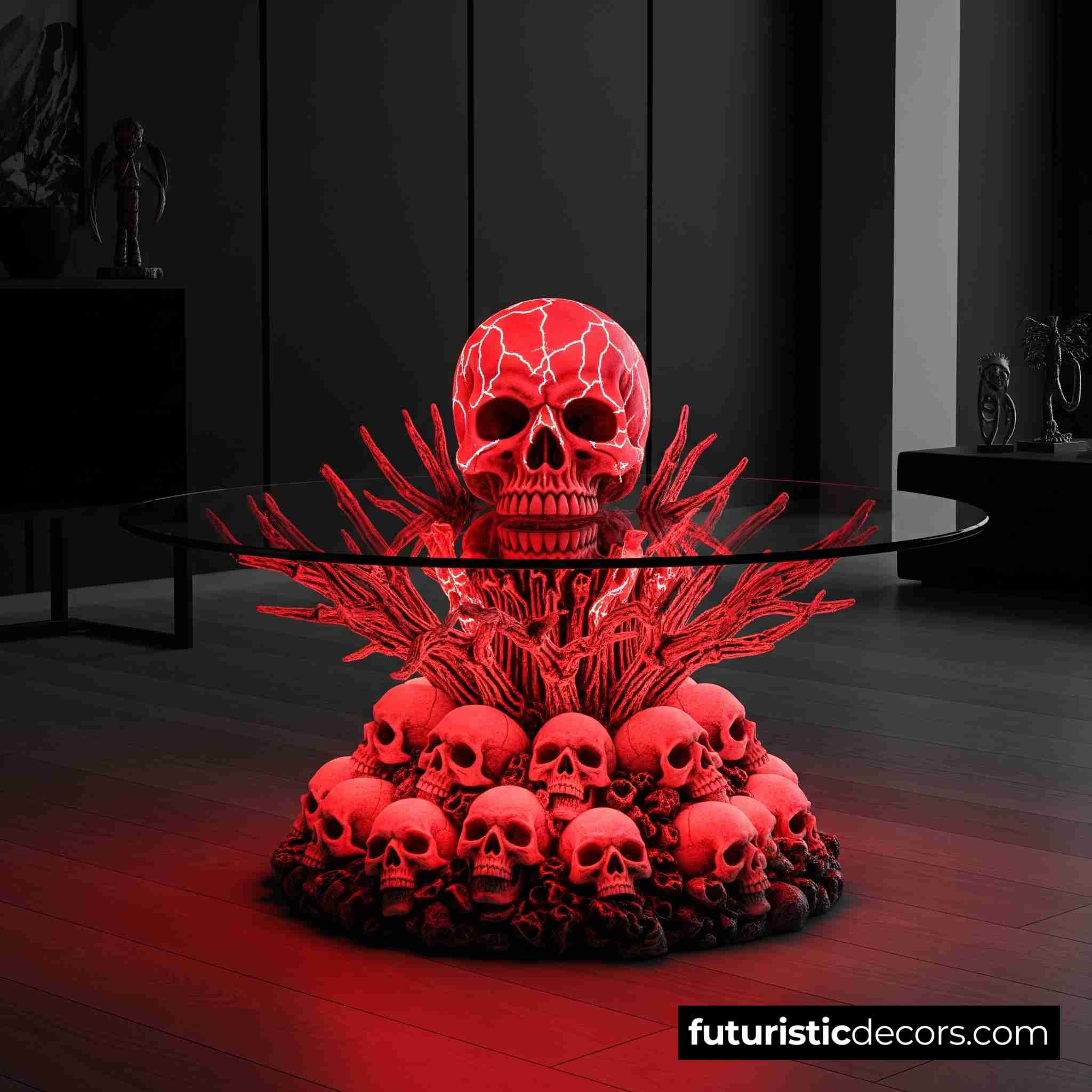 Glowing Skull Coffee Tables