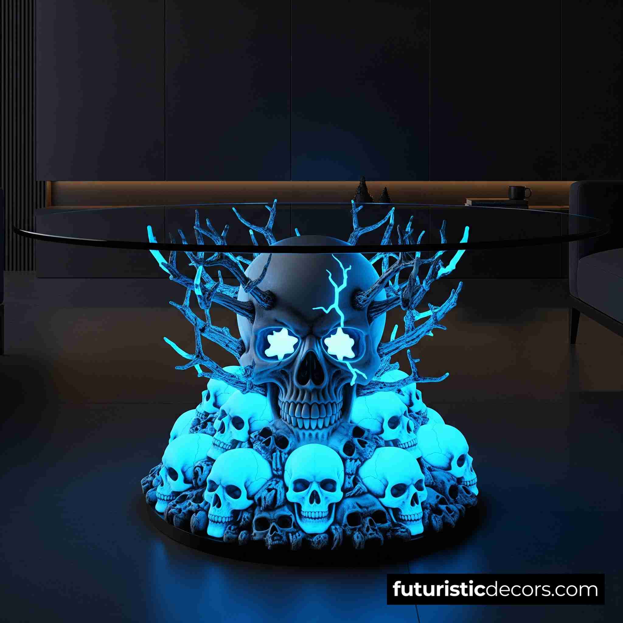 Glowing Skull Coffee Tables
