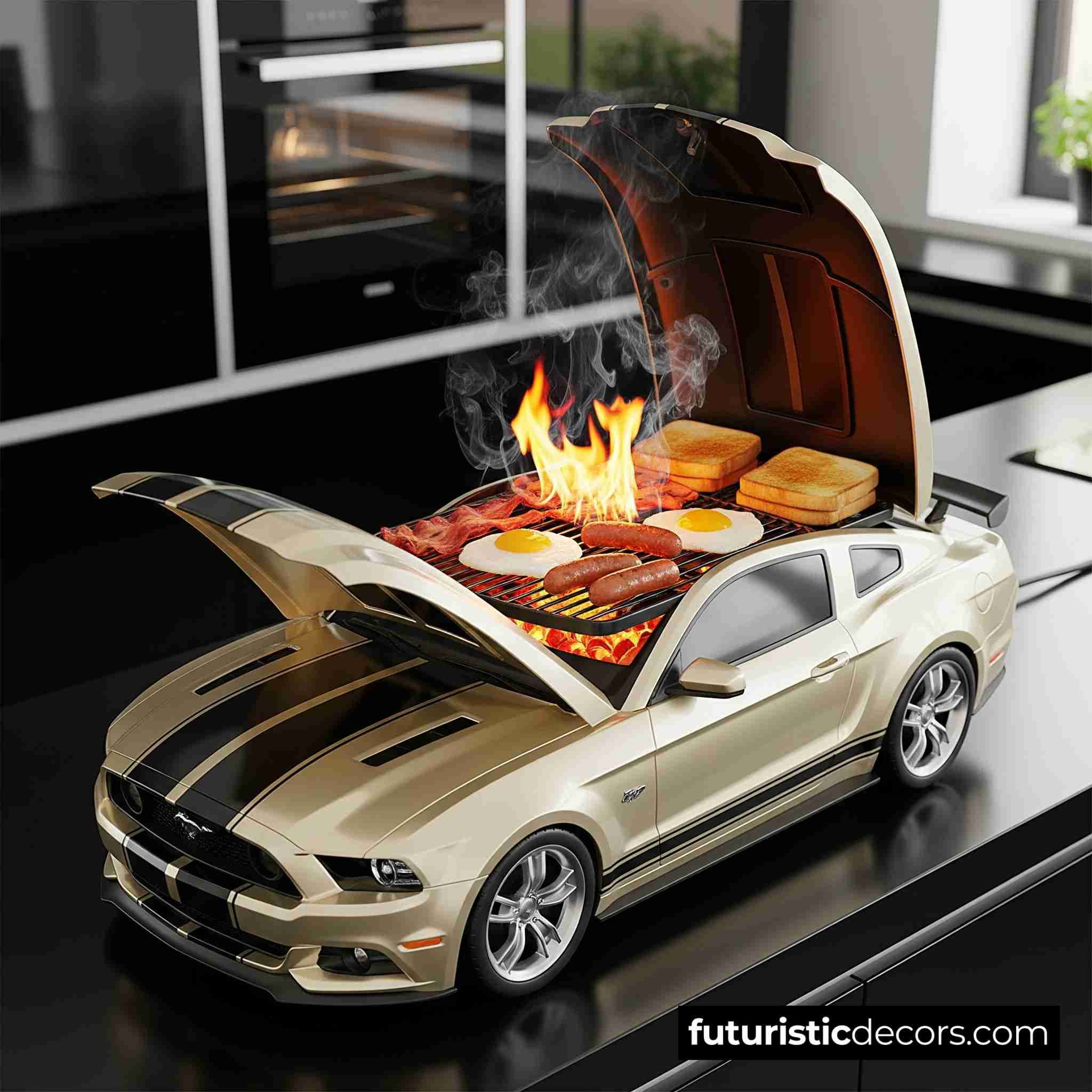 Ford Mustang Breakfast Station