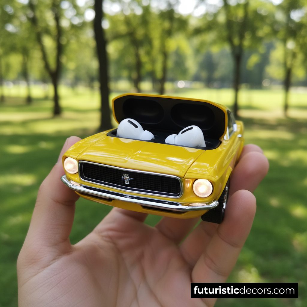 Ford Mustang Shaped Earbuds