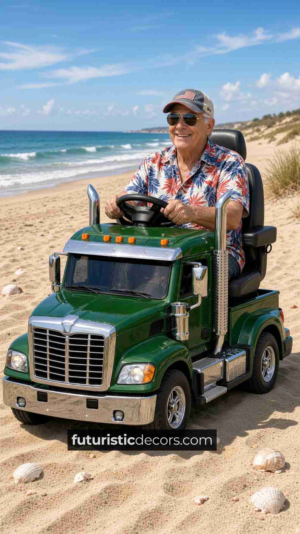luxury semi-truck mobility scooter