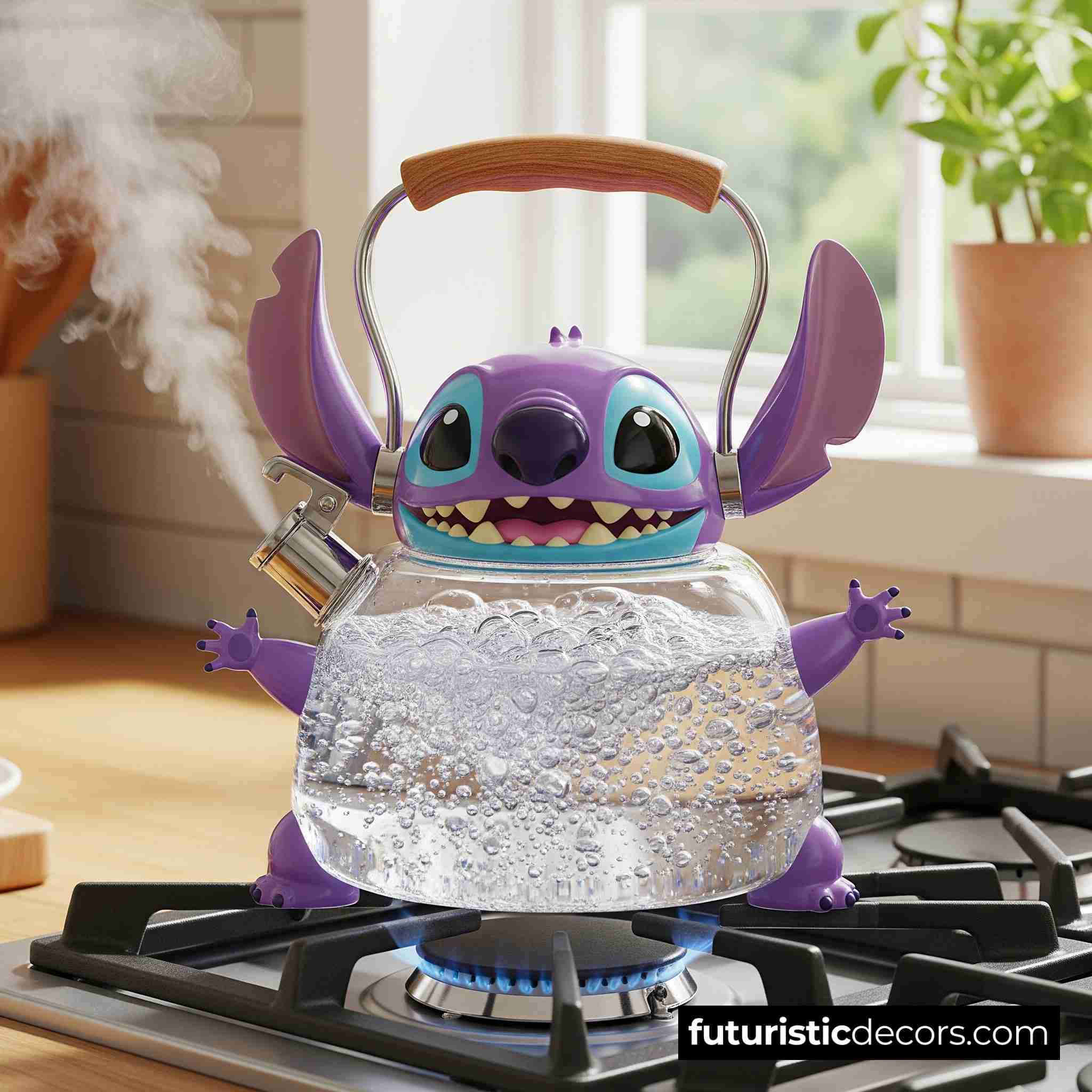 Stitch shaped kettle