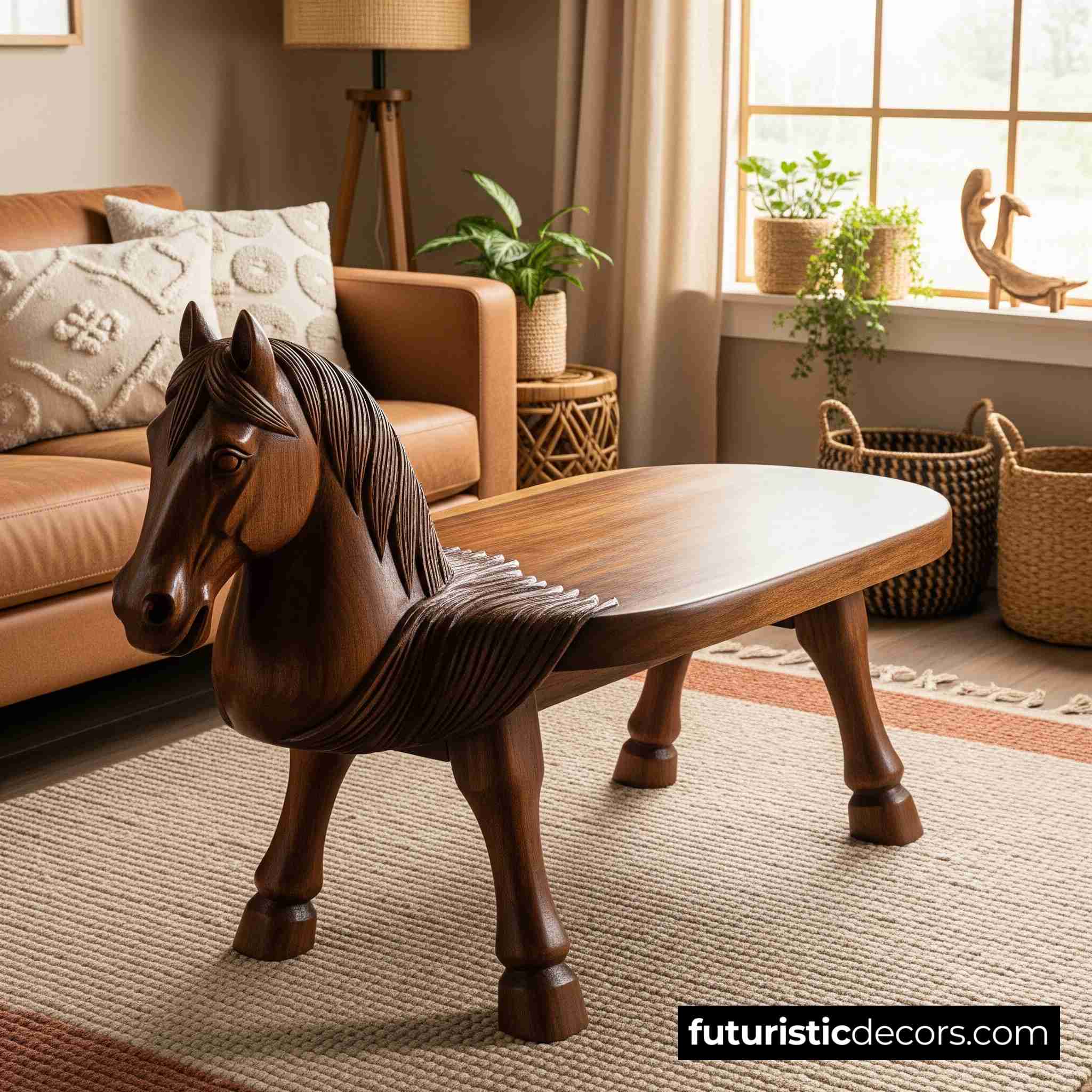 Wooden Animal Coffee Tables