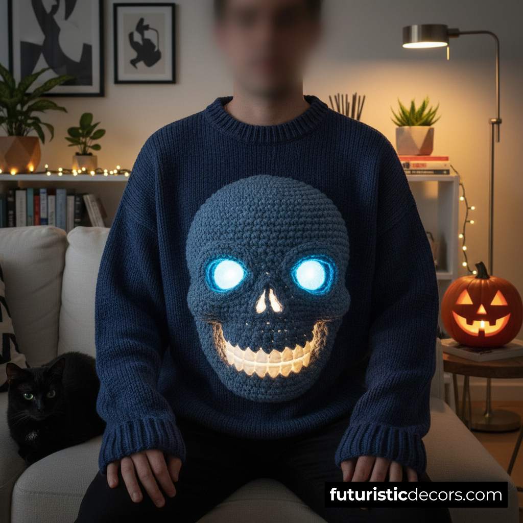 3D Skull Sweater