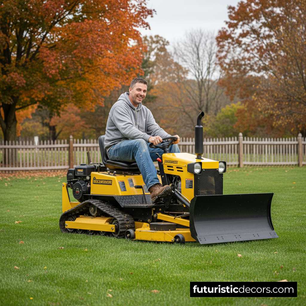 Bulldozer Lawn Mower