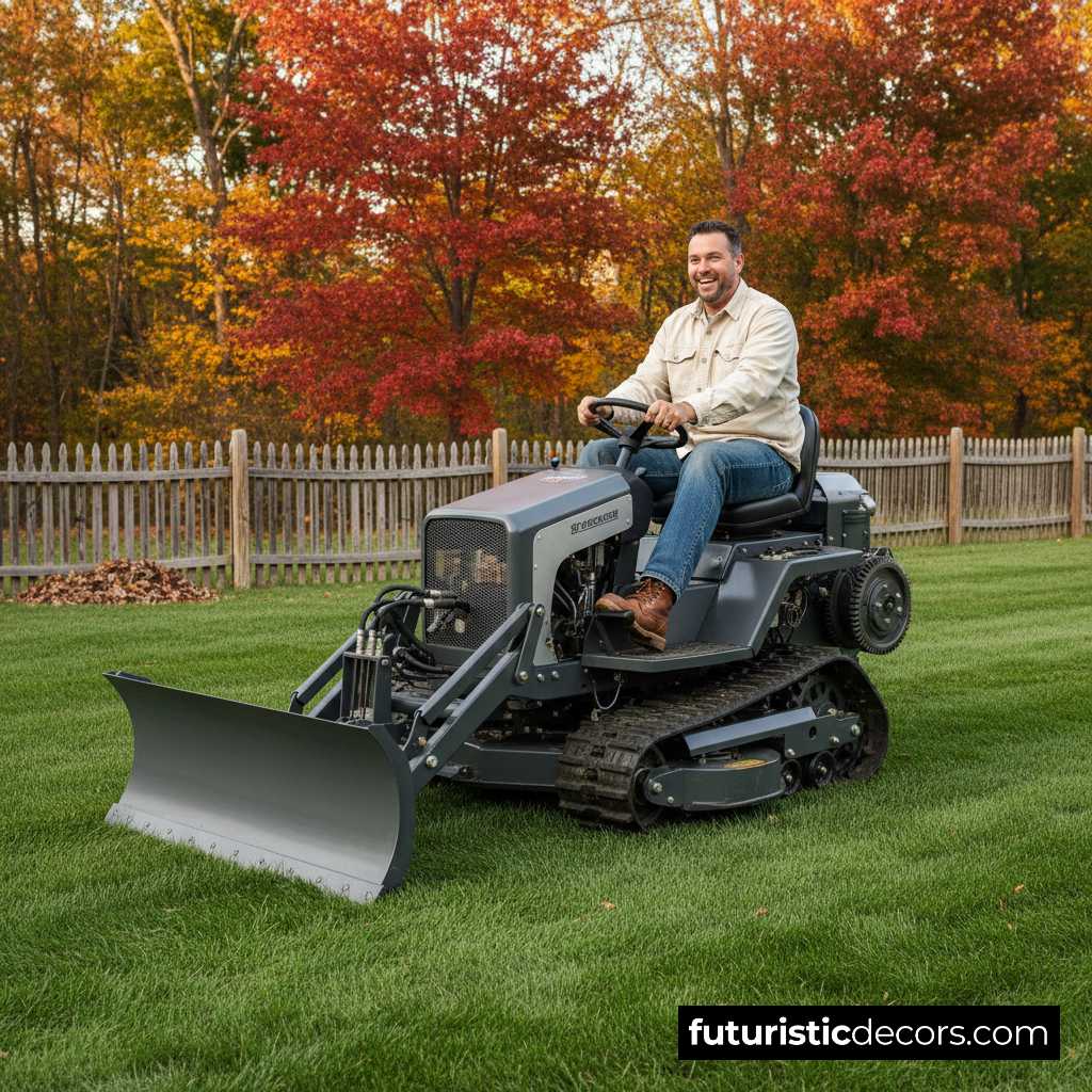Bulldozer Lawn Mower