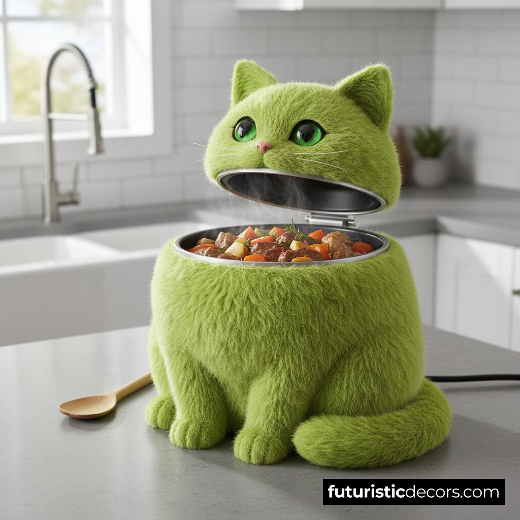 Cat-shaped Slow Cooker