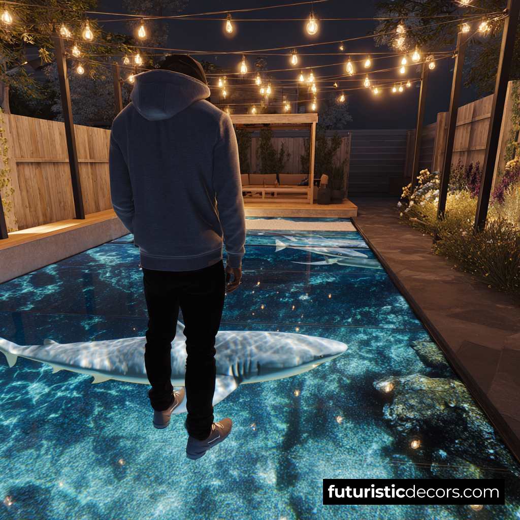 Digital screen patio