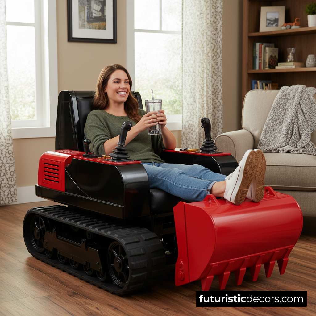 excavator-inspired recliners