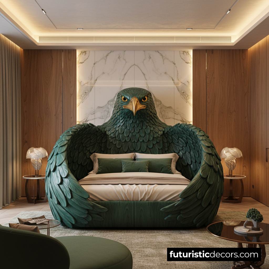 eagle-shaped bed