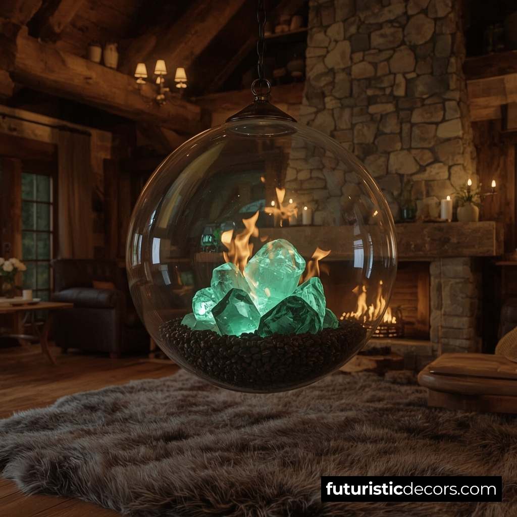 Glass Bubble Fireplaces