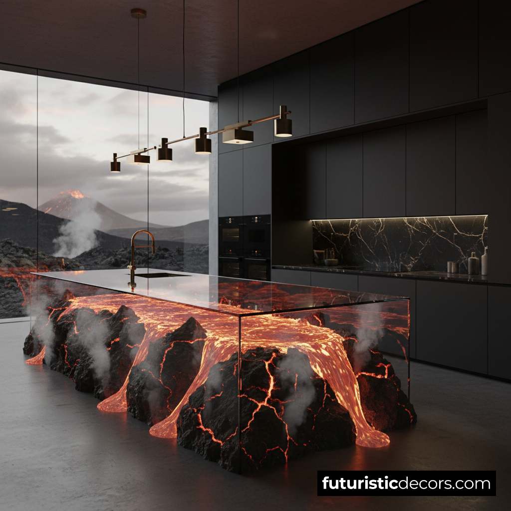 Lava Kitchen Island
