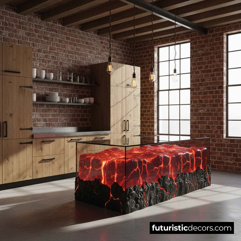 Lava Kitchen Island