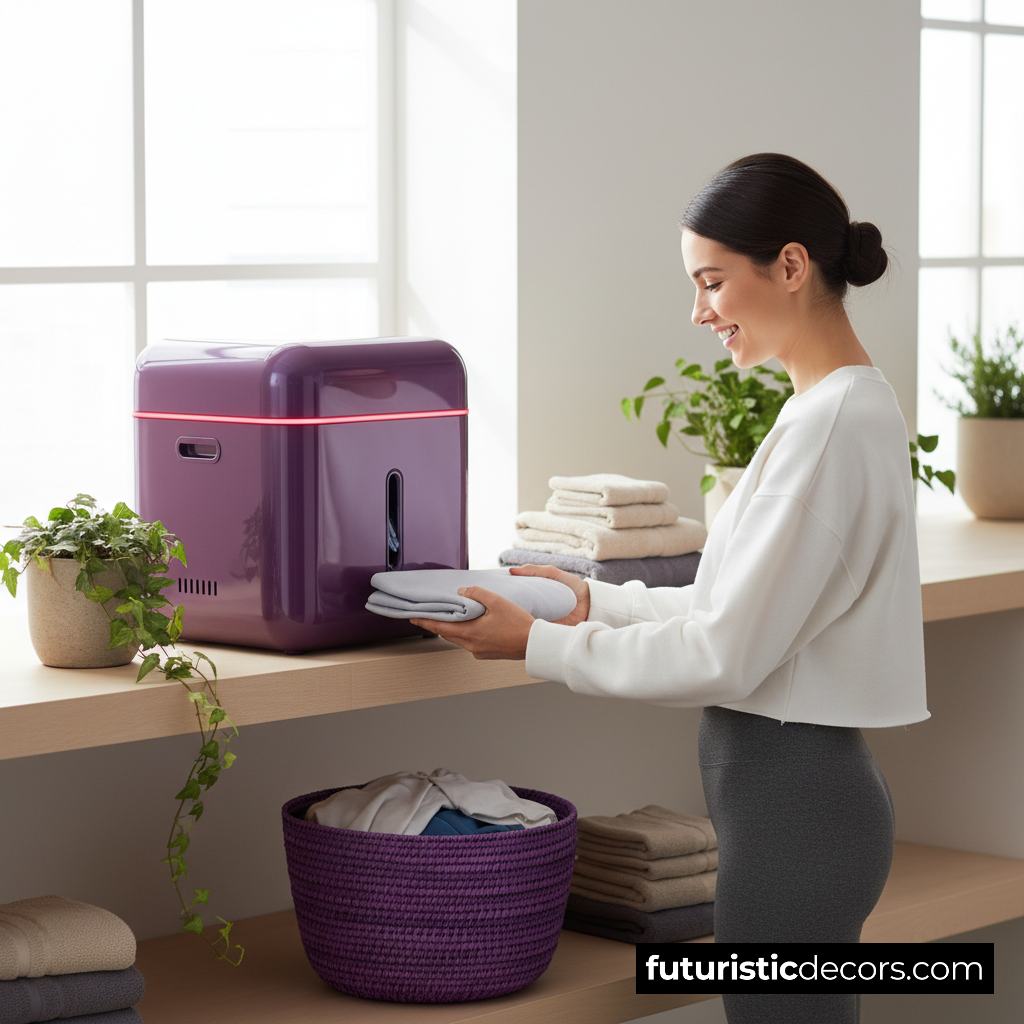 Mini laundry-folding machine