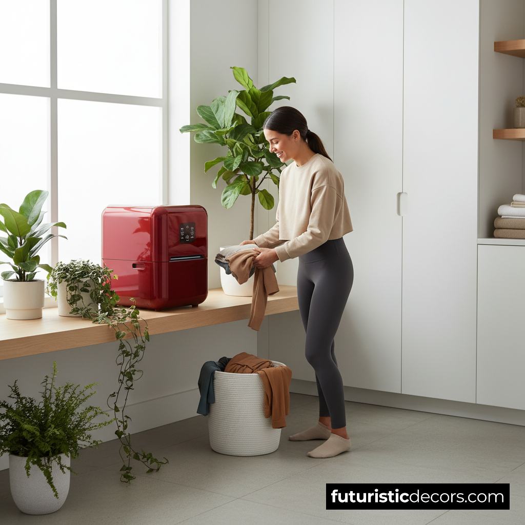Mini laundry-folding machine