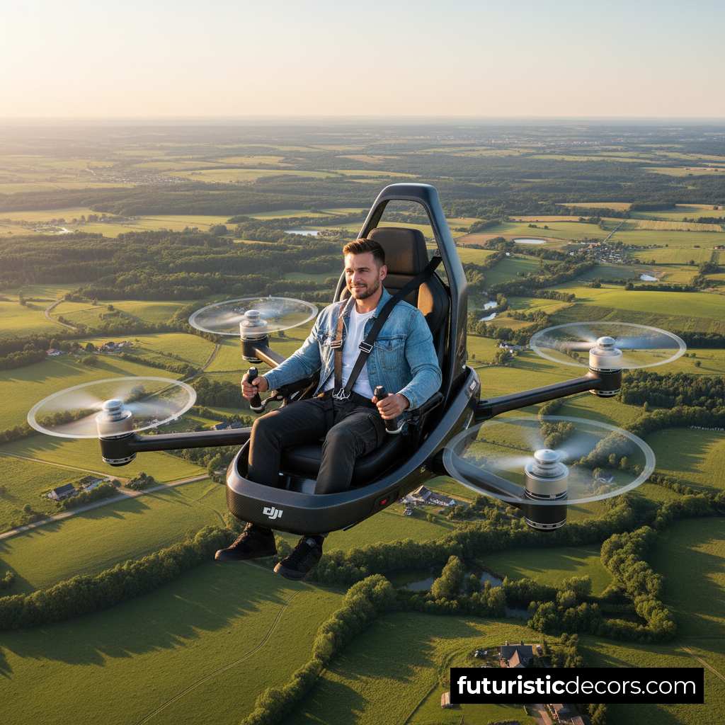 One Person Drone Vehicle