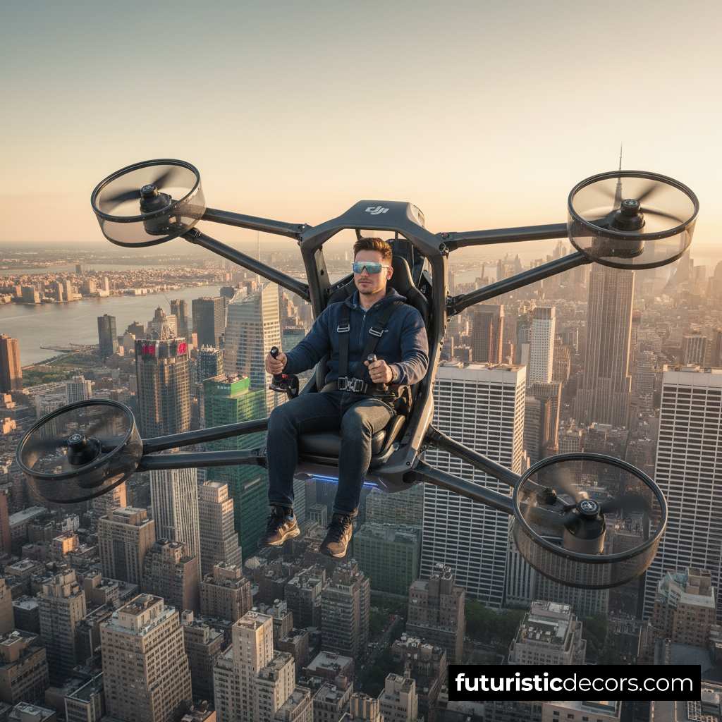 One Person Drone Vehicle